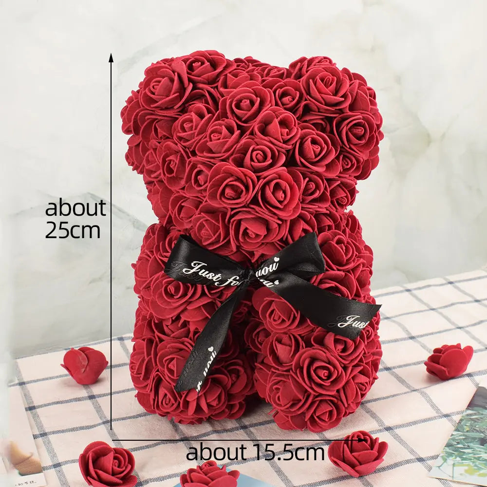 EVERBLOOM Flower Rose Bear