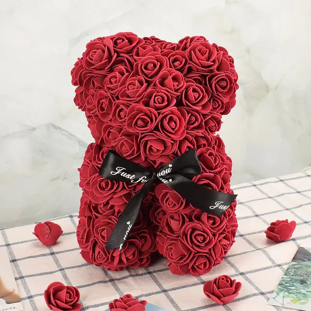 EVERBLOOM Flower Rose Bear